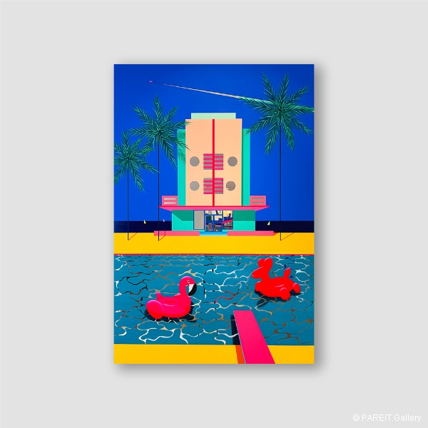 DERECQUE Isabelle - The flamingo side of Miami Vice